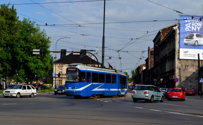 Krakow is well served by its elaborate electric tram system